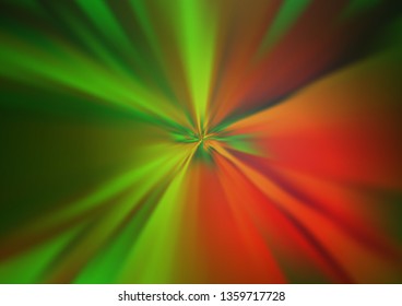 Dark Green, Red vector modern elegant template. Glitter abstract illustration with an elegant design. Brand new style for your business design.