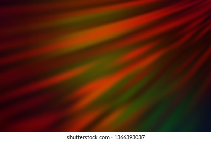Dark Green, Red vector modern elegant background. An elegant bright illustration with gradient. New way of your design.