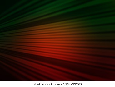 Dark Green, Red vector modern elegant template. Glitter abstract illustration with an elegant design. The background for your creative designs.