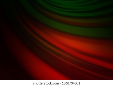 Dark Green, Red vector modern elegant template. Glitter abstract illustration with an elegant design. Brand new style for your business design.