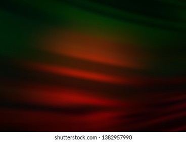 Dark Green, Red vector modern elegant template. A vague abstract illustration with gradient. The background for your creative designs.