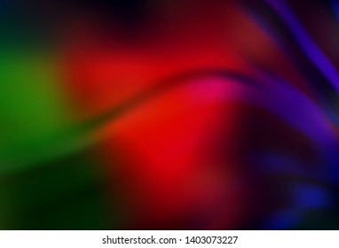 Dark Green, Red vector modern elegant layout. New colored illustration in blur style with gradient. New style for your business design.