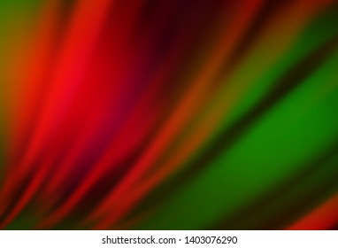 Dark Green, Red vector modern elegant layout. An elegant bright illustration with gradient. Background for designs.
