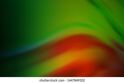 Dark Green, Red vector modern elegant layout. An elegant bright illustration with gradient. Completely new design for your business.