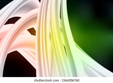 Dark Green, Red vector modern elegant background. Creative illustration in halftone style with gradient. Elegant background for a brand book.