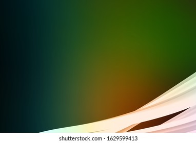 Dark Green, Red vector modern elegant backdrop. Abstract colorful illustration with gradient. New way of your design.