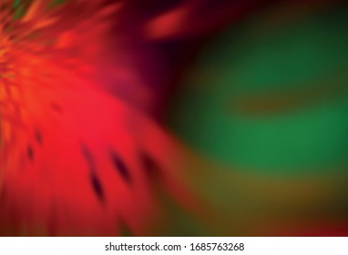 Dark Green, Red vector modern elegant background. Shining colorful illustration in smart style. Background for a cell phone.