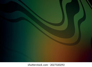 Dunkelgrüner, roter, moderner, eleganter Hintergrund. Abstrakte Illustration mit Farbverlauf-Design. Neues Design für Ihr Markenbuch.