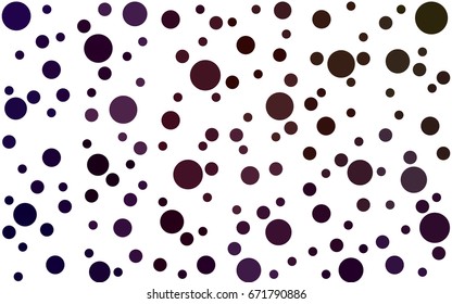 Dark Green, Red vector modern geometrical circle abstract background. Dotted texture template. Geometric pattern in halftone style with gradient. 