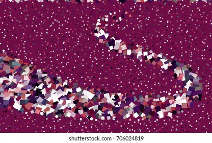 Dark Green, Red vector modern geometrical background. Abstract template. Geometric pattern in square style with gradient.