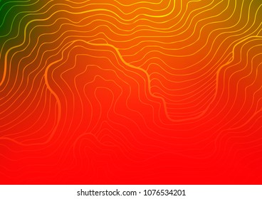 Dark Green, Red vector natural abstract background. Glitter abstract illustration with doodles and Zen tangles. Brand-new style for your business design.