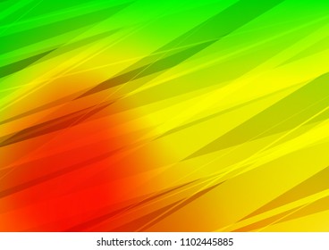 Dark Green, Red vector natural abstract template. Doodles on blurred abstract background with gradient. The pattern can be used for wallpapers and coloring books.