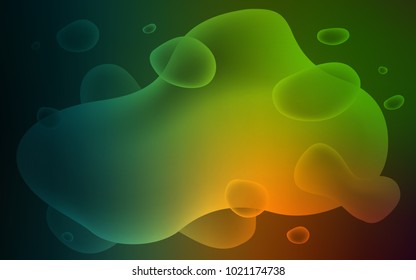 Dark Green, Red vector pattern with bent lines. Creative geometric illustration in memphis style with gradient. The elegant pattern for brand book.