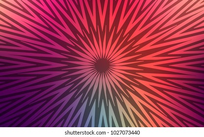 Dark Green, Red vector pattern with sharp lines. Decorative shining illustration with lines on abstract template. Smart design for your business advert.