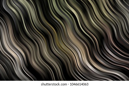 Dark Green, Red vector pattern with bubble shapes. Glitter abstract illustration with wry lines. Marble design for your web site.