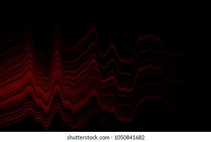 Dark Green, Red vector pattern with bent ribbons. Colorful illustration in abstract marble style with gradient. The elegant pattern for brand book.