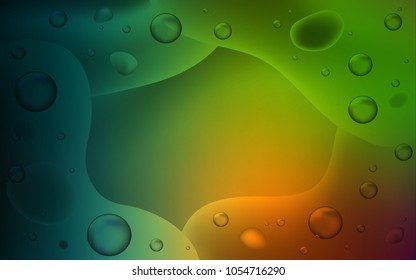 Dark Green, Red vector pattern with lamp shapes. Colorful illustration in abstract memphis style with gradient. The elegant pattern for brand book.