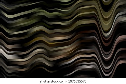 Dark Green, Red vector pattern with lamp shapes. Blurred geometric sample with gradient bubbles.  Pattern for your business design.