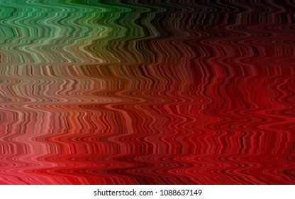 Dark Green, Red vector pattern with bubble shapes. Colorful illustration in abstract marble style with gradient. A completely new marble design for your business.