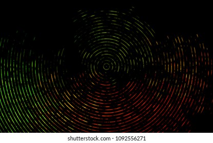 Dark Green, Red vector pattern with lava shapes. Colorful illustration in abstract marble style with gradient. The elegant pattern for brand book.