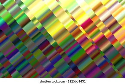 Dark Green, Red vector pattern with narrow lines. Glitter abstract illustration with colored sticks. The pattern can be used for busines ad, booklets, leaflets