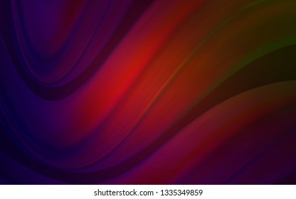 Dark Green, Red vector pattern with bubble shapes. Creative illustration in halftone marble style with gradient. Marble style for your business design.
