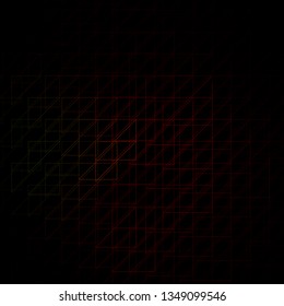 Dark Green, Red vector pattern with lines. Geometric abstract illustration with blurred lines. Pattern for websites, landing pages.