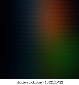 Dark Green, Red vector pattern with lines. Gradient illustration with straight lines in abstract style. Best design for your posters, banners.