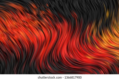 Dark Green, Red vector pattern with liquid shapes. A sample with blurred bubble shapes. A completely new marble design for your business.