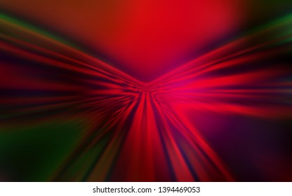 Dark Green, Red vector pattern with curved lines. A circumflex abstract illustration with gradient. Abstract design for your web site.