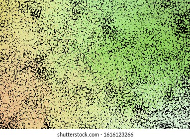 Dark Green, Red vector pattern with random forms. Simple colorful illustration with abstract gradient shapes. Modern design for your business card.