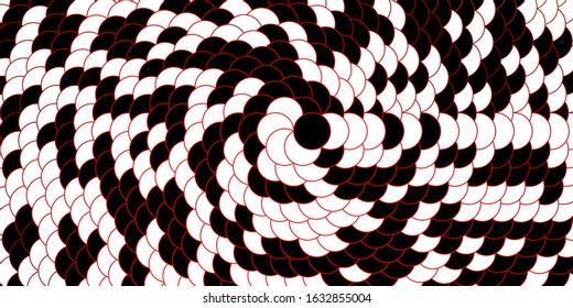 Dark Green, Red vector pattern with circles. Colorful illustration with gradient dots in nature style. Design for posters, banners.