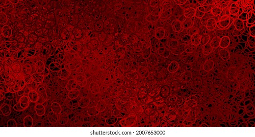 Dark green, red vector pattern with abstract shapes. Colorful illustration with simple gradient shapes. Smart design for your business.