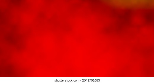 Dark Green, Red vector pattern with clouds. Illustration in abstract style with gradient clouds. Template for landing pages.