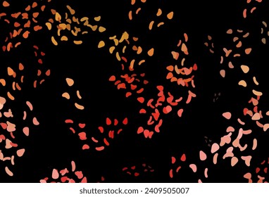 Dark Green, Red vector pattern with chaotic shapes. Colorful chaotic forms with gradient in modern style. Simple design for your web site.