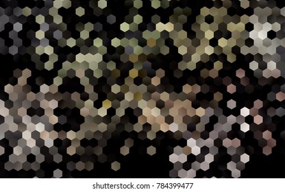 Dark Green, Red vector pattern. Hexagonal template. Geometric sample. Repeating hexagon shapes. Brand-New texture for your design. Pattern can be used for background