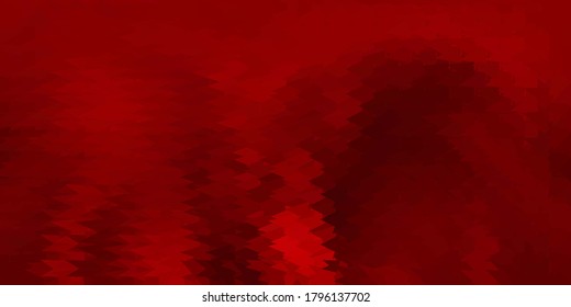 Dark green, red vector poly triangle layout. Gradient illustration in polygonal style with triangles. Modern design for your apps.