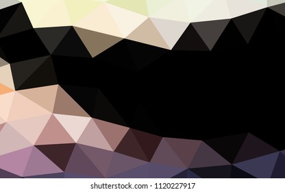 Dark Green, Red vector polygon abstract polygon abstract. Shining colored illustration in a Brand new style. A completely new template for your business design.