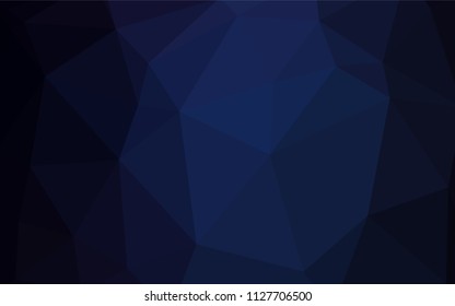 Dark Green, Red vector polygon abstract backdrop. A completely new color illustration in a polygonal style. Triangular pattern for your design.