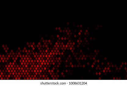 Dark Green, Red vector polygonal illustration consisting of rectangles. Rectangular design for your business. Creative geometric background in origami style with gradient.