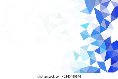 Dark Green, Red vector polygonal pattern. Creative illustration in halftone style with triangles. Pattern for a brand book's backdrop.