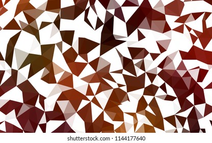 Dark Green, Red vector polygonal background. Glitter abstract illustration with an elegant triangles. Textured pattern for your backgrounds.