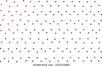 Dark Green, Red vector  polygonal pattern. A sample with polygonal shapes. Pattern for a brand book's backdrop.
