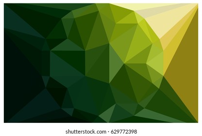 Dark Green, Red vector polygonal illustration, which consist of triangles with a gemstone in center. Triangular design of a huge diamond for your business. Creative geometric background of gems.