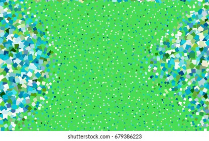 Dark Green, Red vector polygonal illustration consisting of rectangles. Rectangular design for your business. Creative geometric background in origami style with gradient.