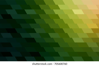 Dark Green, Red vector polygonal illustration consisting of rectangles. Rectangular design for your business. Creative geometric background in origami style with gradient.