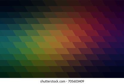 Dark Green, Red vector polygonal illustration consisting of rectangles. Rectangular design for your business. Creative geometric background in origami style with gradient.