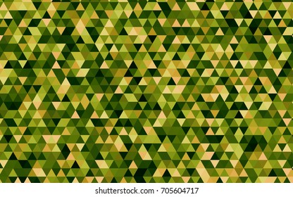 Dark Green, Red vector polygonal pattern. A completely new color illustration in a vague style. Brand-new style for your business design.