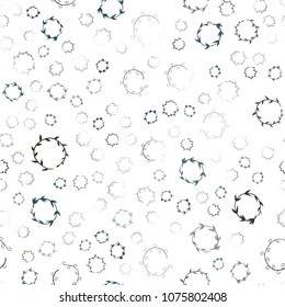 Dark Green, Red vector seamless  background with bubbles. Glitter abstract illustration with blurred drops of rain. Pattern can be used for futuristic ad, booklets.