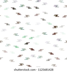 Dark Green, Red vector seamless pattern with narrow lines. Modern geometrical abstract illustration with staves. The pattern can be used for busines ad, booklets, leaflets